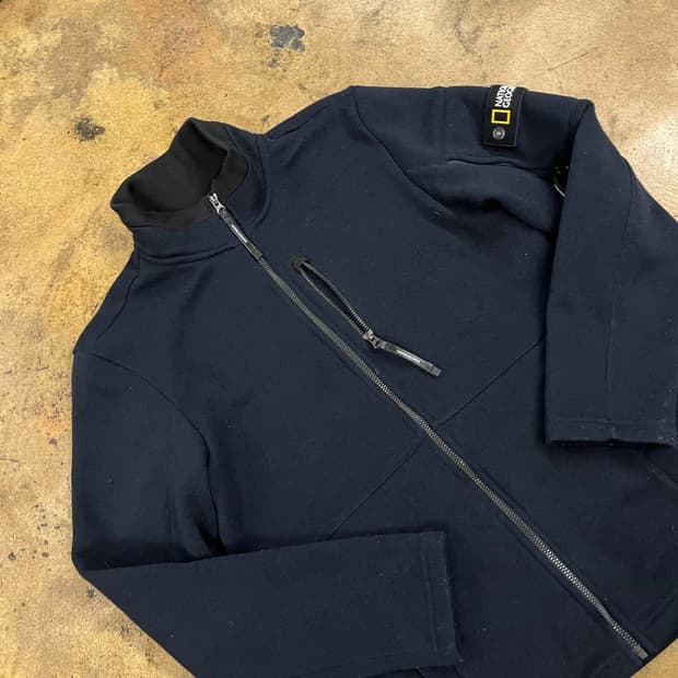 [정품/XL] 내셔널지오그래픽 풀집업 자켓 블랙 b15