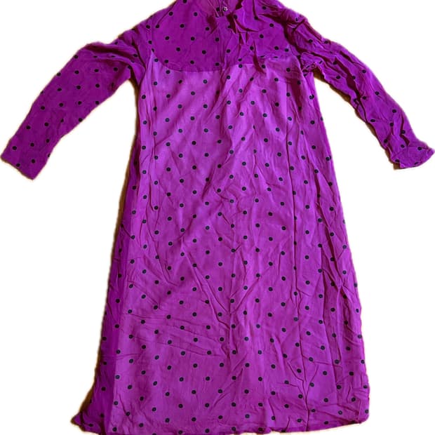 핑크 도트 원피스