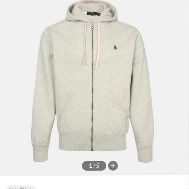 폴로 후드 집업 L