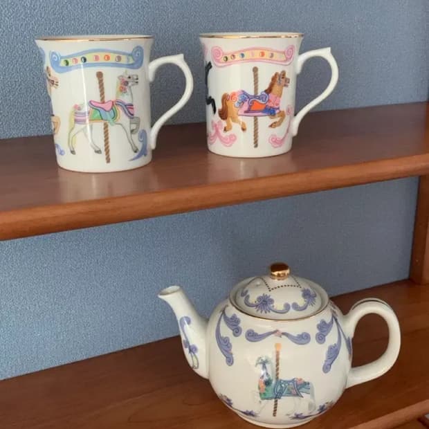 레녹스 회전목마 티팟 