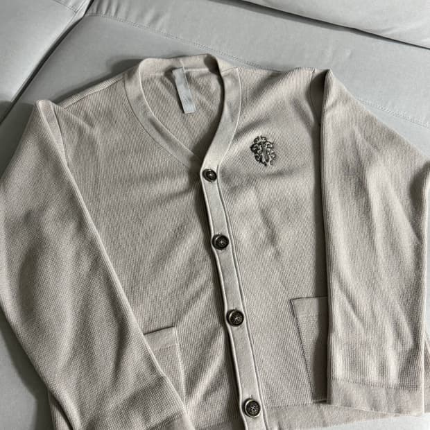 [L] 크롬하츠 캐시미어 바인대거 가디건