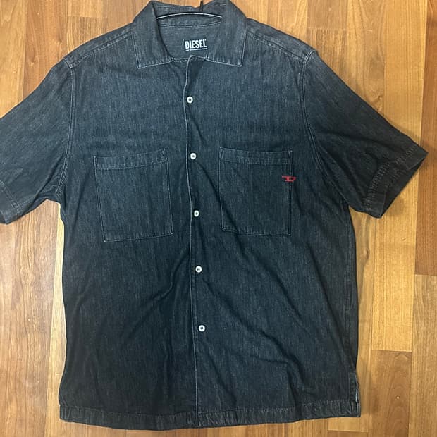 [L]디젤 반팔 데님셔츠