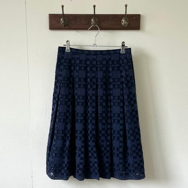 Linn 딥블루 스커트