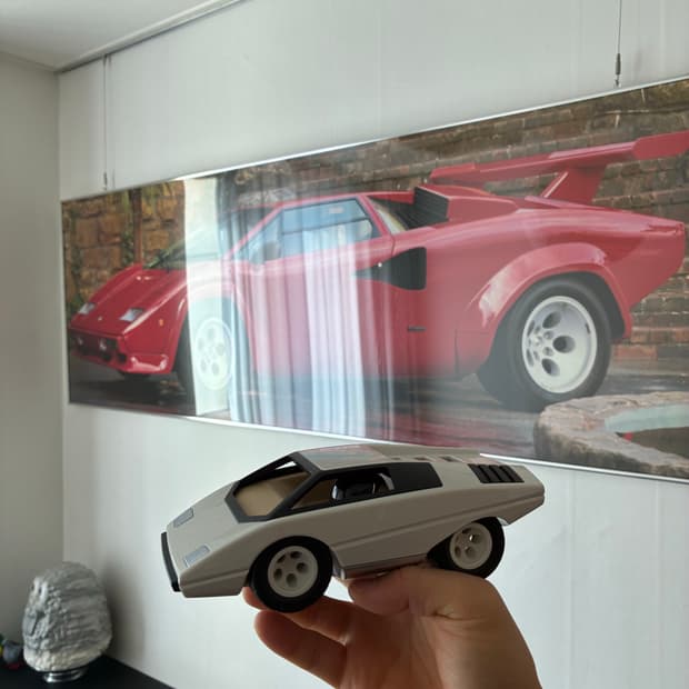 Vintage 1989 Lamborghini Countach poster