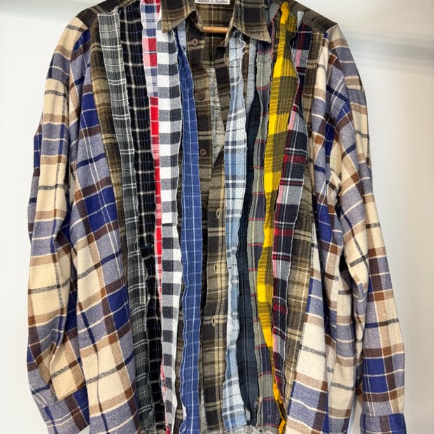 니들스 플란넬 셔츠 (Free)