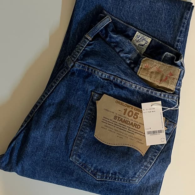 오어슬로우 orslow 105 2yr 25년도 새상품 4 사이즈(34)