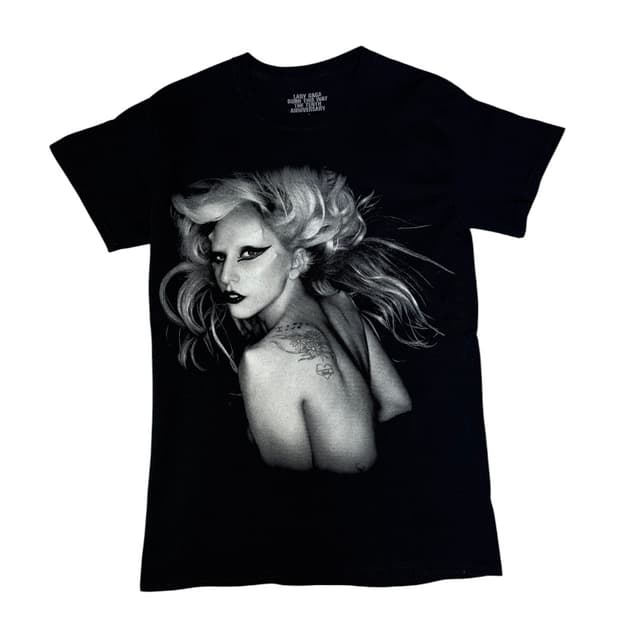 빈티지 레이디가가 LADY GAGA BORN THIS WAY 티셔츠 S