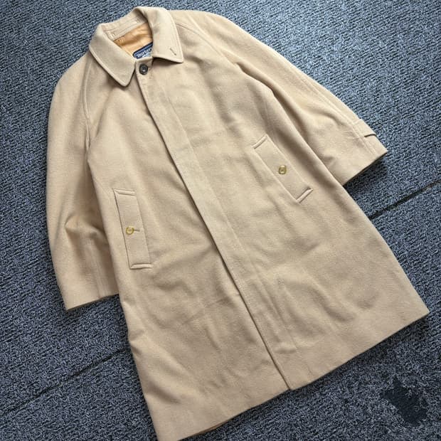 버버리 울 캐시미어 발마칸 코트 2991