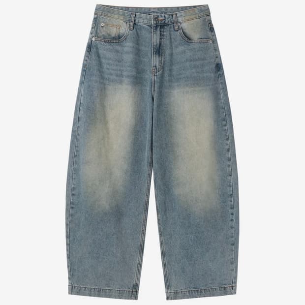LASER WIDE VOLUME PANTS - BLUE