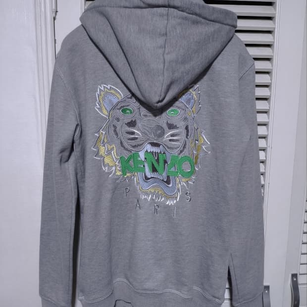 m 겐조 타이거 그레이 후드집업