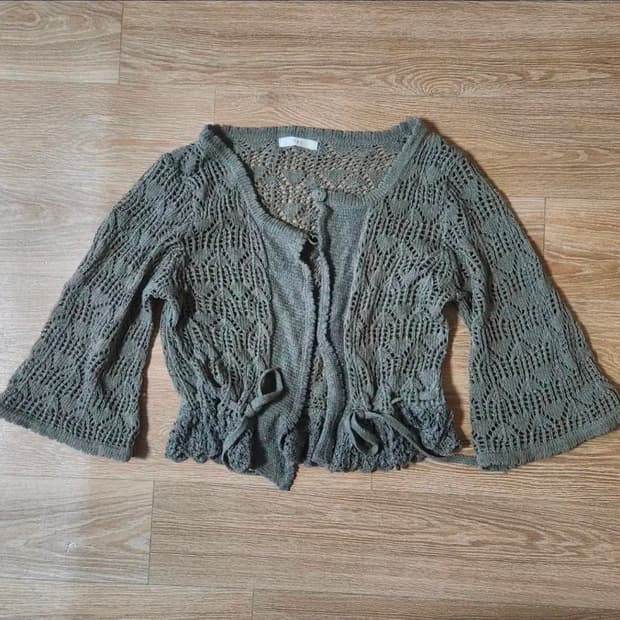 빈티지 모리걸 보헤미안 히피 레이어드 여성 가디건