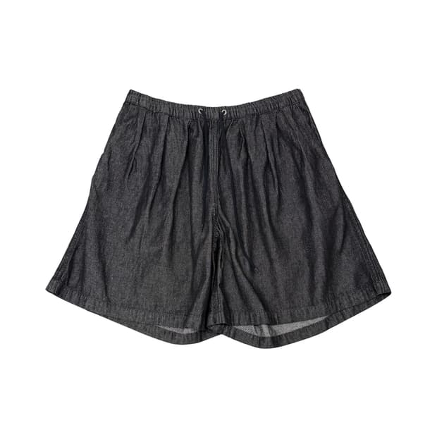 Beams Boy wide denim easy short