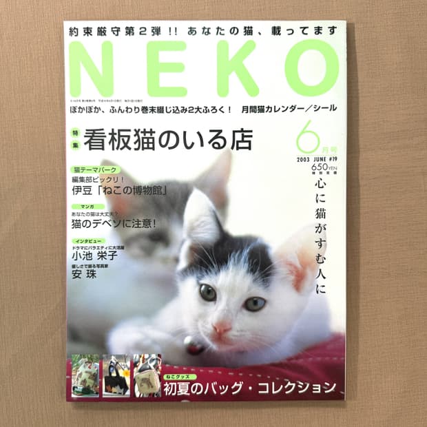 네코 0306 NEKO 일본 고양이 잡지 사진 화보 빈티지 매거진 반려묘