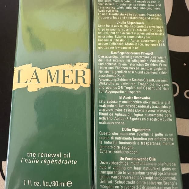 라메르 리뉴얼 페이스오일 30m