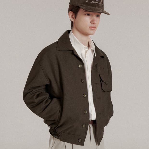 [M] 미누미오 클래식 블루종 자켓