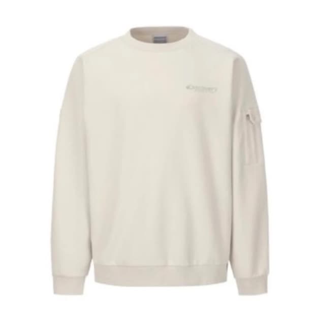 디스커버리 남여공용 아웃포켓 트레이닝 맨투맨 티