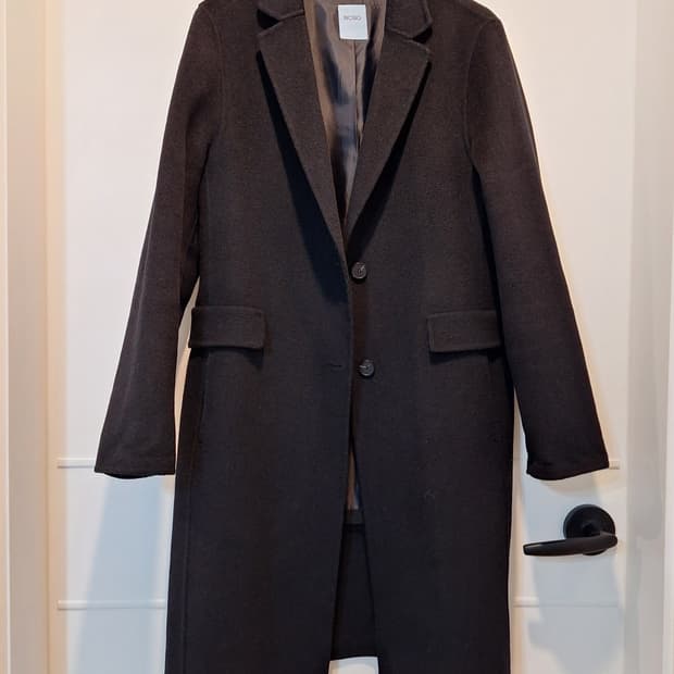 BCBG 여성 모직 캐시미어 코트