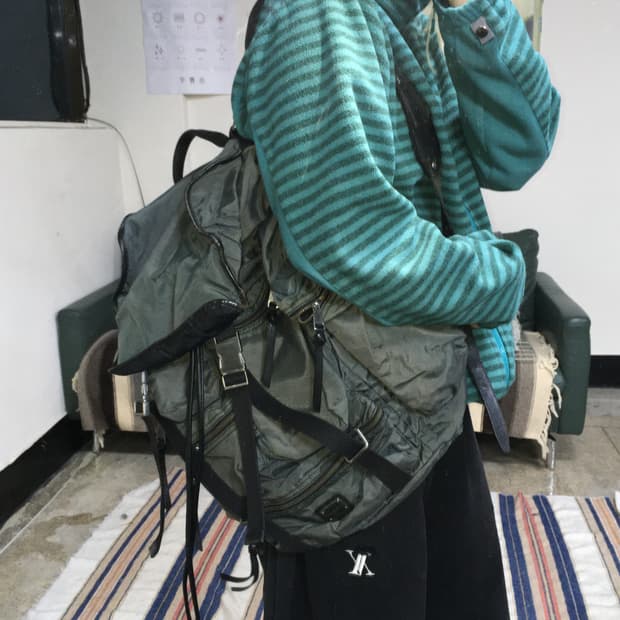 투티/0345 DOLCE & GABBANA 멀티 백팩 가죽 나일론