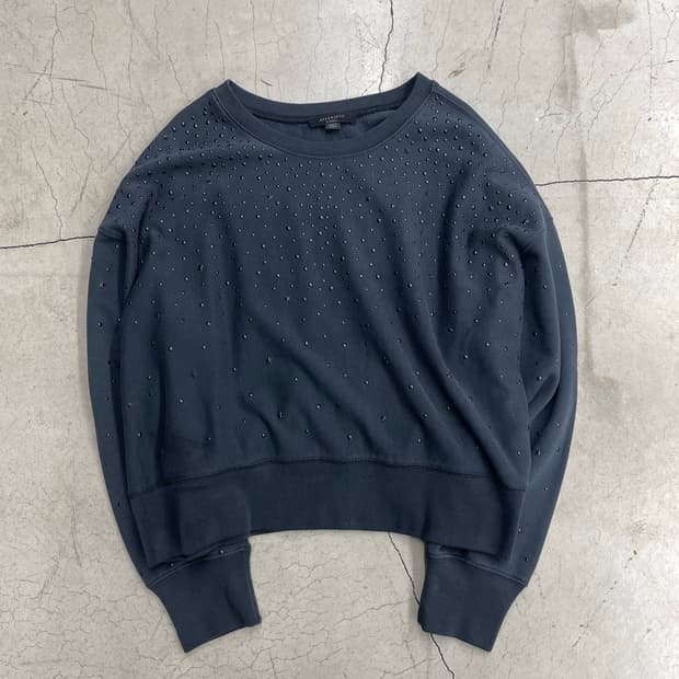 All saints Stud Sweatshirt (xs)
