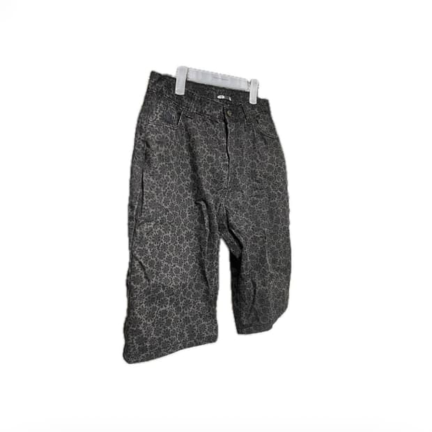 ERTR 플라워 데님 쇼츠 L