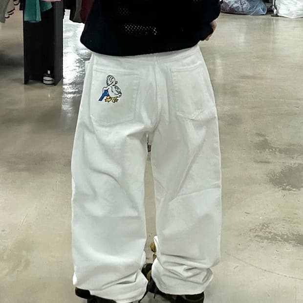 팔라스 덕 팬츠 화이트