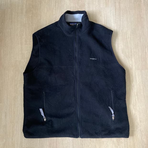 [2XL/XXL] 파타고니아 신칠라 플리스 후리스 베스트 조끼 / 블랙