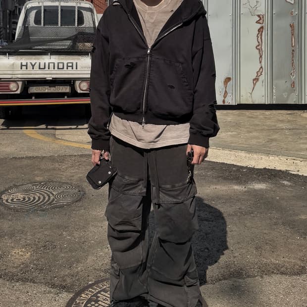 엔타이어 스튜디오 유틸리티 스웻 카고 팬츠 (L)