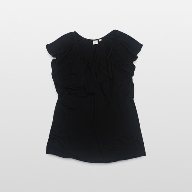 GAP Rayon Frill Sleeve Blouse