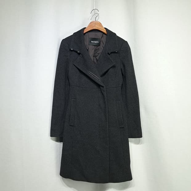 CN940W M 막스앤코 막스마라 앙고라 울 벨티드 롱 코트