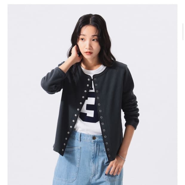 빔즈 똑딱이 가디건