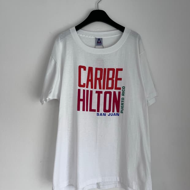 caribe hilton single stitch t-shirt