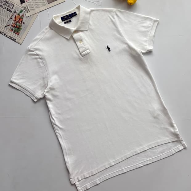 Polo 폴로랄프로렌 화이트 PK 카라티