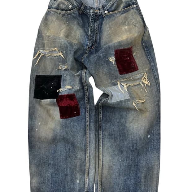 [새상품] 안셀름 넘버나인 오마주 스트레이트 데님 1