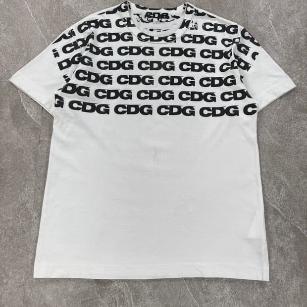 Comme Des Garcons Logo Print T-shirt 