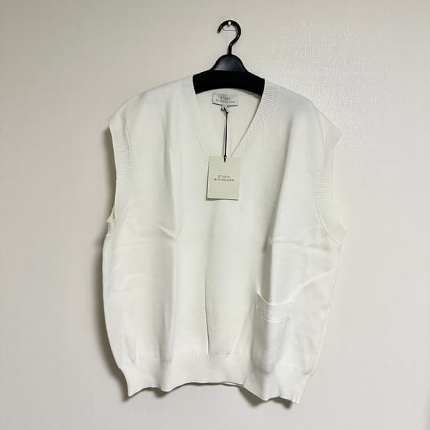 새상품 - 스튜디오니콜슨 니트 베스트 L 사이즈