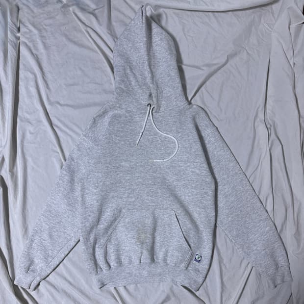 90s usa 디스커스 애슬래틱 블랭크 후드티