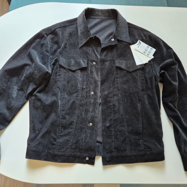 유스 벨루어(벨벳) 트러커 자켓