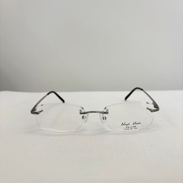 KENJI SUDO 실버 사각 빈티지 무테 