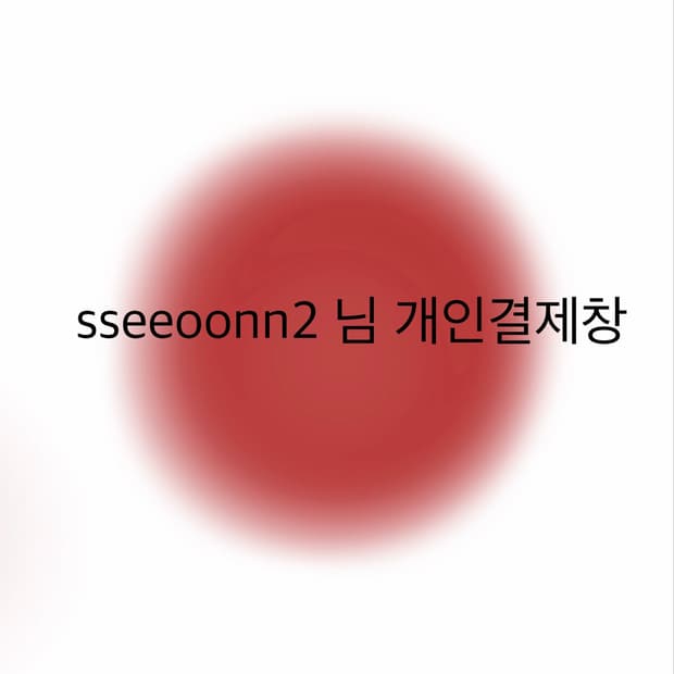 sseeoonn2 님 개인결제창