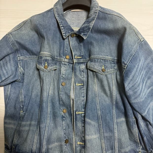 에센셜 ESSENTIAL 청자켓 트러커 L