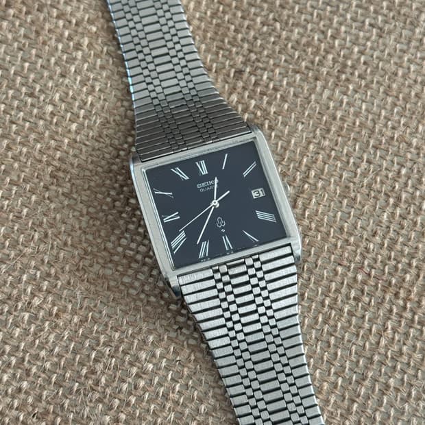 1970s 희귀 빈티지 세이코 로마인덱스 쿼츠 