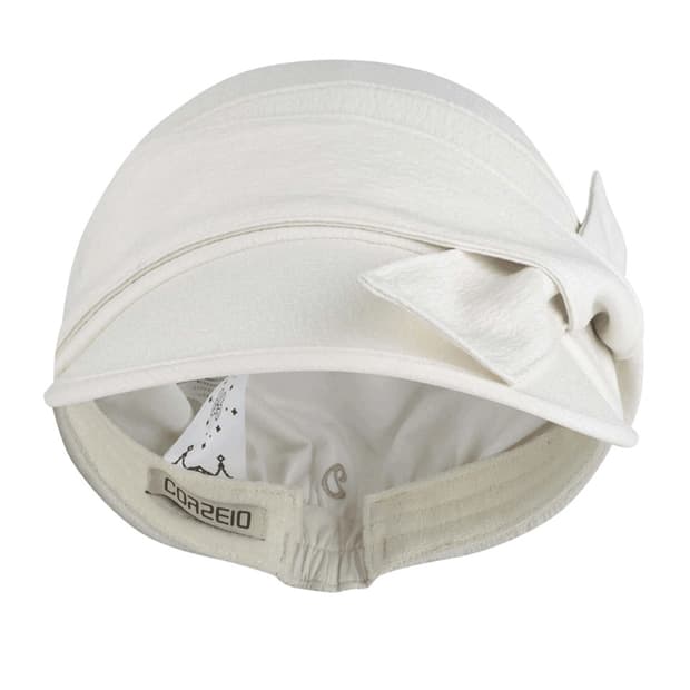 코이세이오 RIBBON TIE CAP IVORY 리본 타이 캡 아이보리
