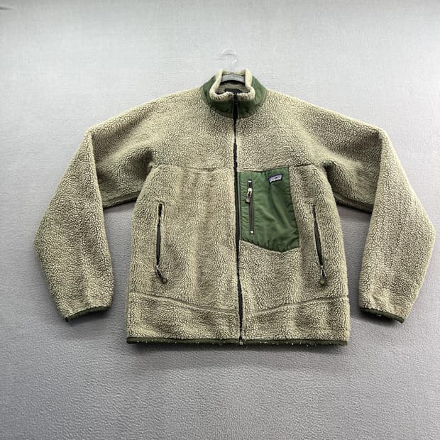 파타고니아 클래식 레트로-X 플리스 자켓 파일 그린