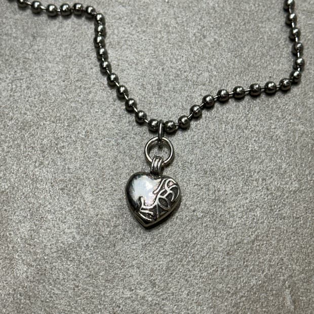 Crack heart - 크랙 하트 목걸이