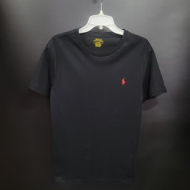 Ralph Lauren 자수로고 블랙 셔츠