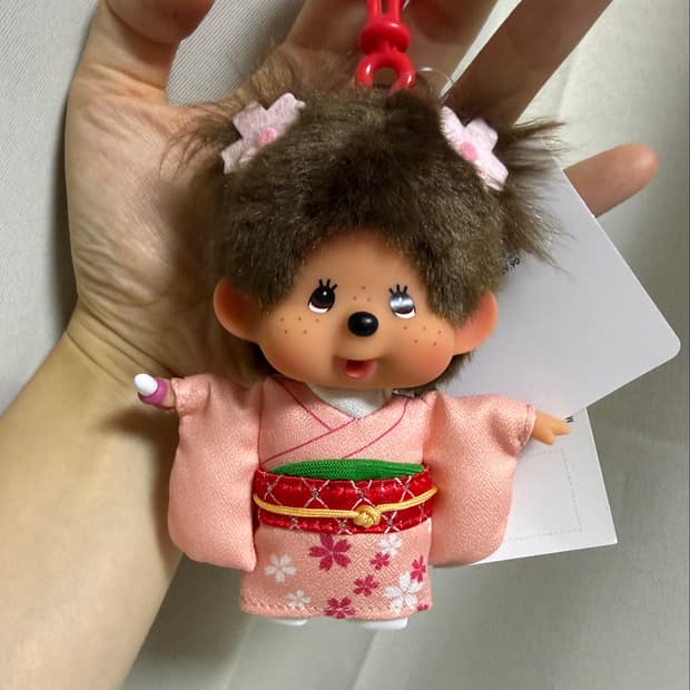 사쿠라 기모노 몬치치 키링 유럽판 새제품