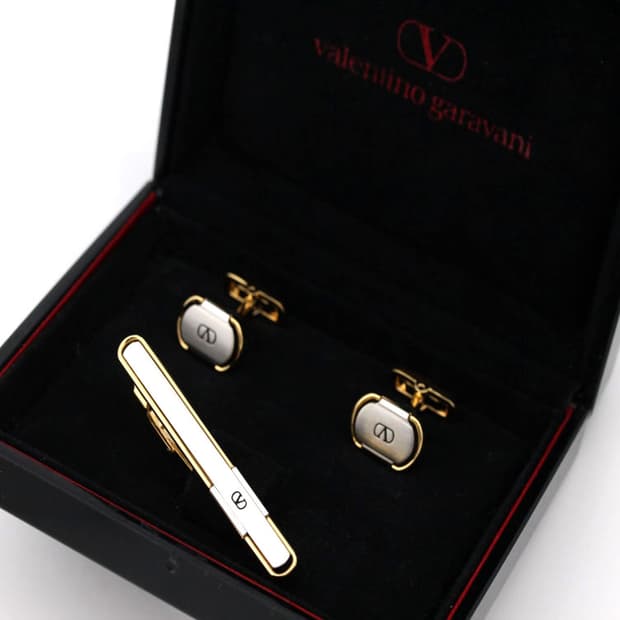 발렌티노 가라바니 5cm A+등급 하이엔드 넥타이핀 커프스