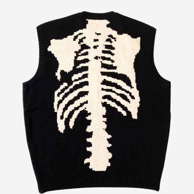 [5] 캐피탈 5G 울 본 베스트 블랙