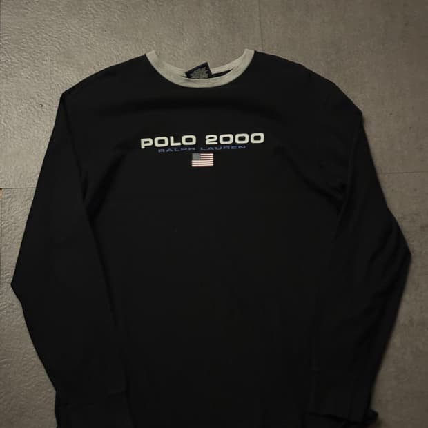 폴로 랄프로렌 폴로2000 블랙 긴팔티
