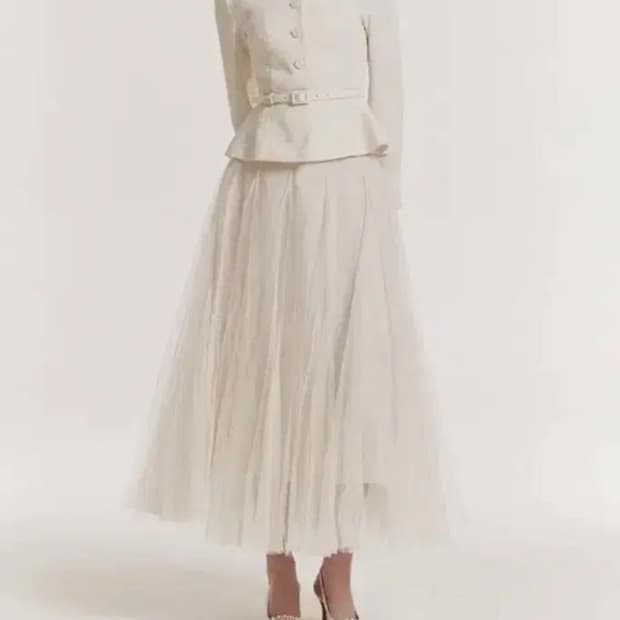 (새제품 풀박스) 그레이스유 샤스커트 크림